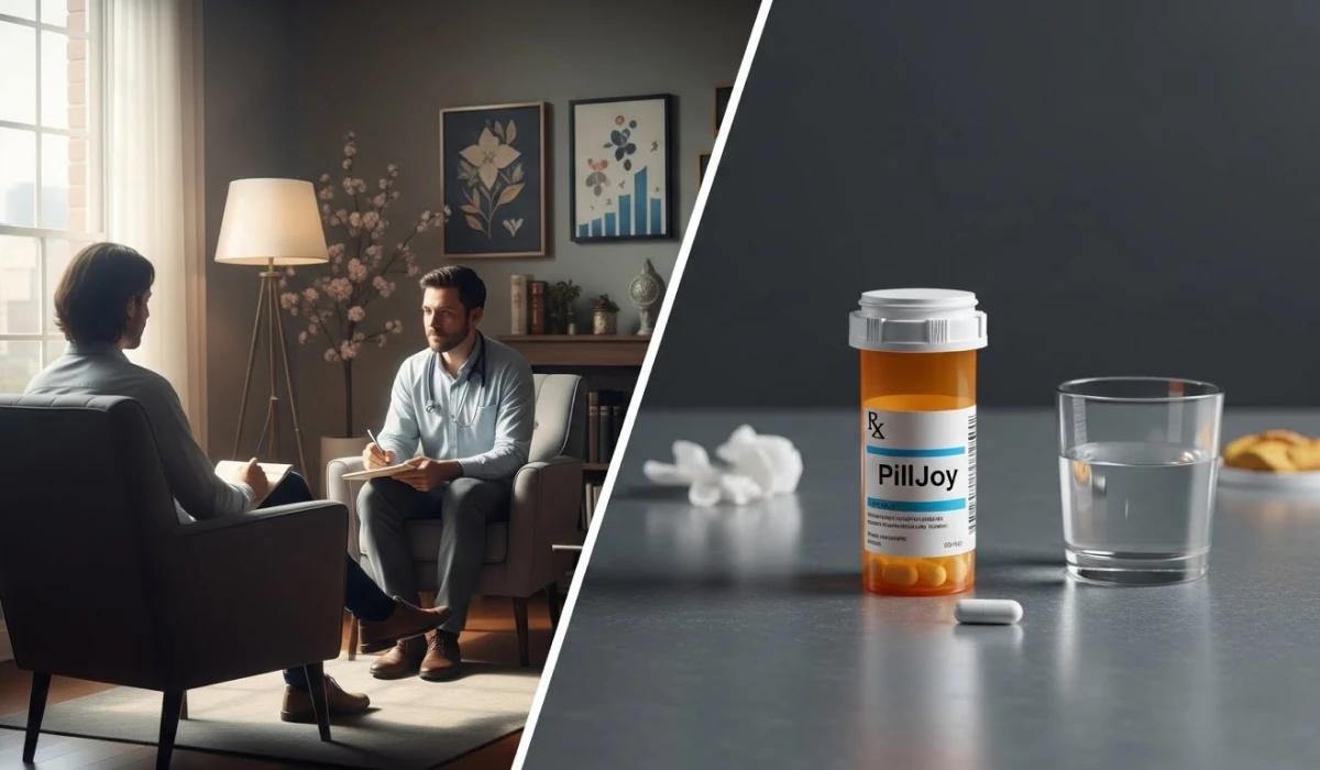 Psykoterapi vs. medisinering