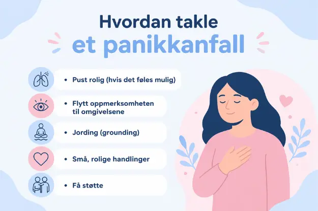 Hvordan takle et panikkanfall