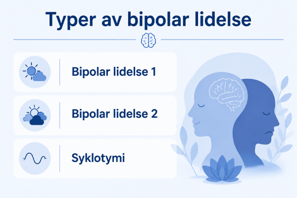 Typer av bipolar lidelse