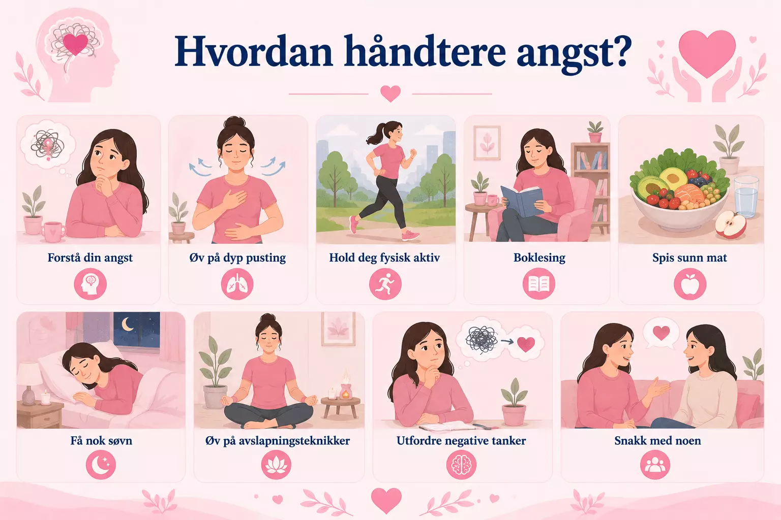 Hvordan håndtere angst?