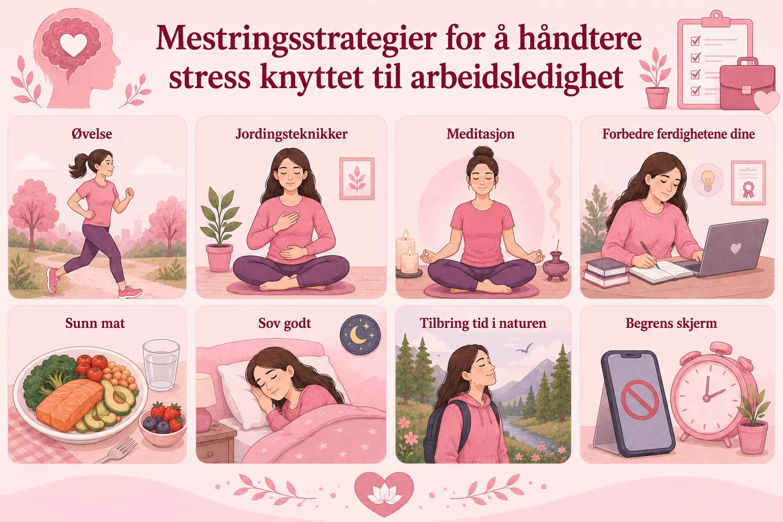 Mestringsstrategier for å håndtere stress knyttet til arbeidsledighet