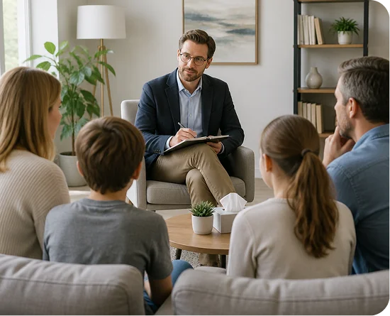 Opplever dere utfordringer i familien? Les mer om familieterapi
