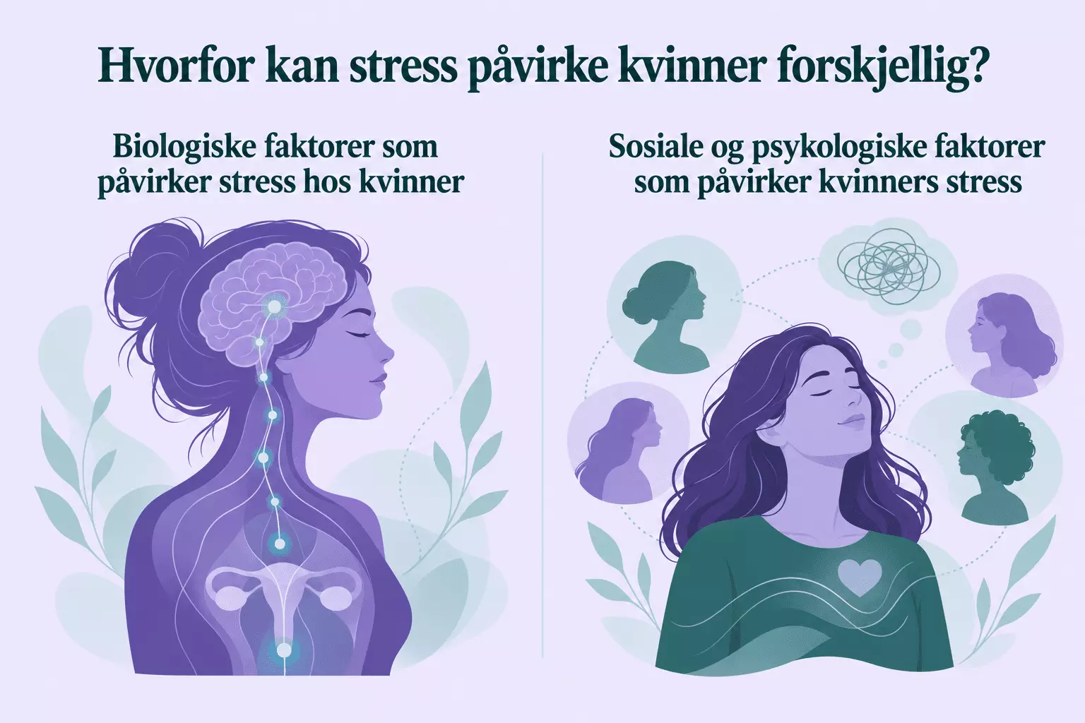 Hvorfor kan stress påvirke kvinner forskjellig?