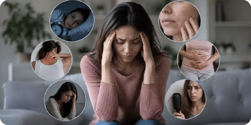 Tegn på stress hos kvinner